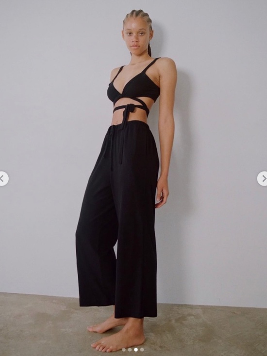 OZMA Tops - New Ozma Wrap Bra Silk